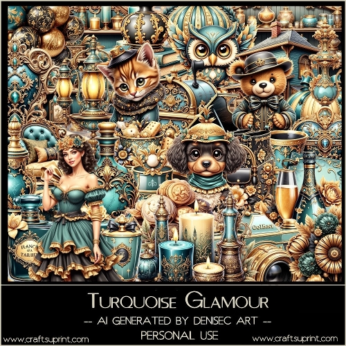 Turquoise Glamour