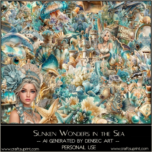 Sunken Wonders in the Sea