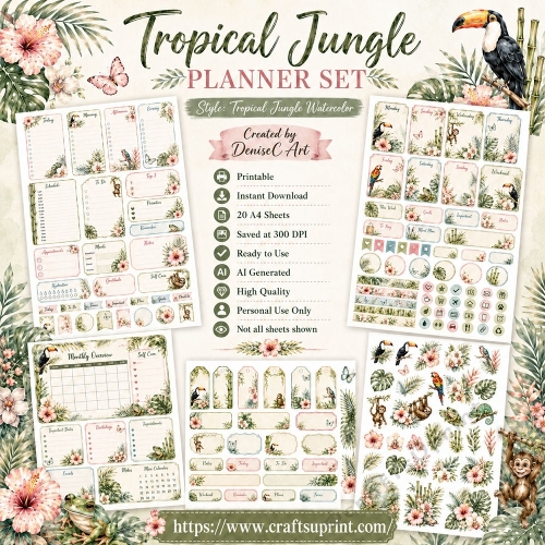 Tropical Jungle Planner