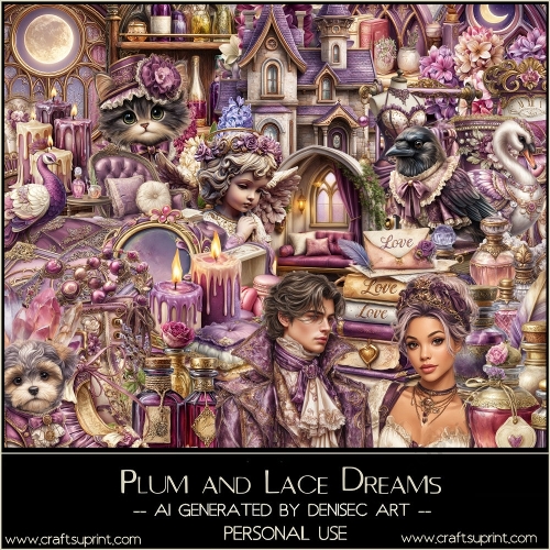 Plum and Lace Dreams