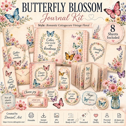 Butterfly Blossom Journal Kit