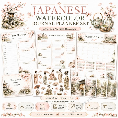 Japanese Journal Planner
