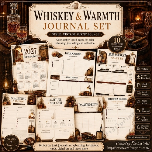 Whiskey and Warmth Journal