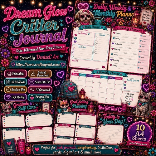 Dream Glow Critters Journal
