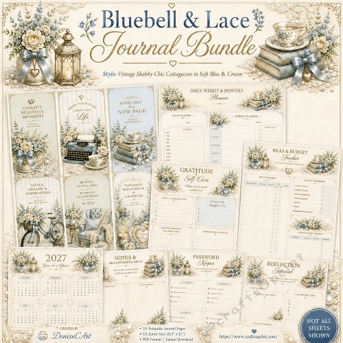 Bluebell and Lace Journal