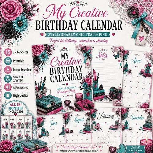 My Creative Birthday Calendar