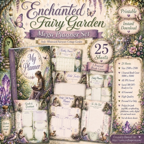 Enchanted Fairy Garden Planner