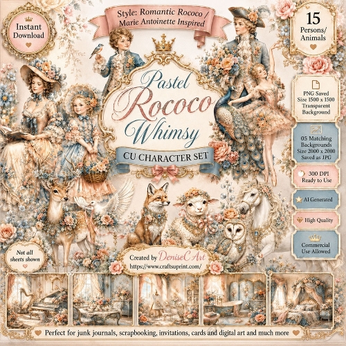 Pastel Rococo Whimsy