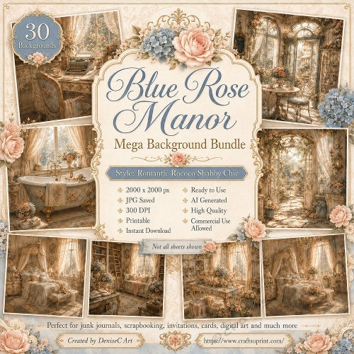 CU Blue Rose Manor Backgrounds