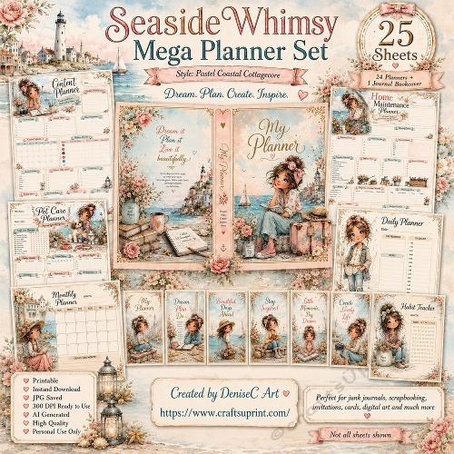Seaside Whimsy Planner
