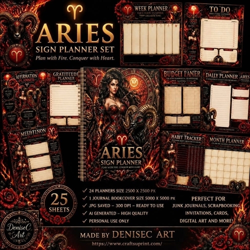 Aries Sign Planner