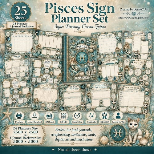 Pisces Sign Planner