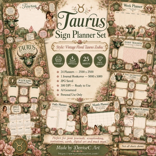 Taurus Sign Planner