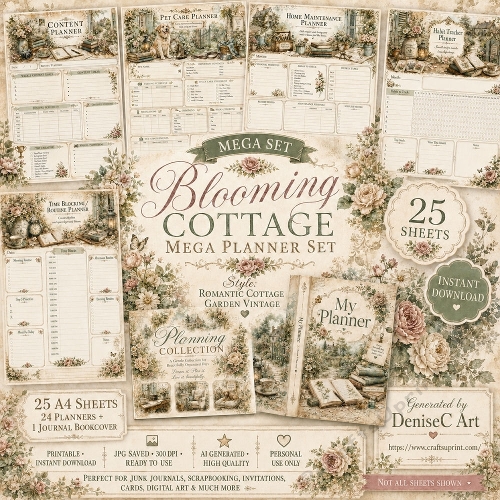 Blooming Cottage Planner