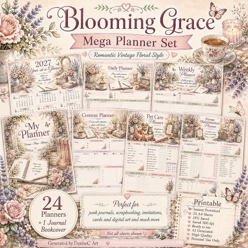 Blooming Grace Planner