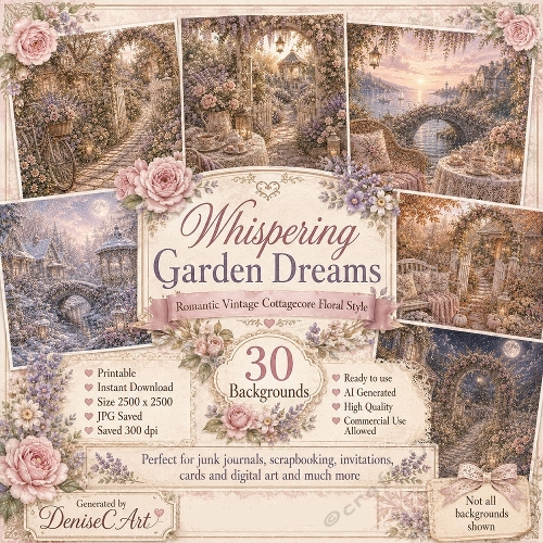 Whispering Garden Dreams Backgrounds