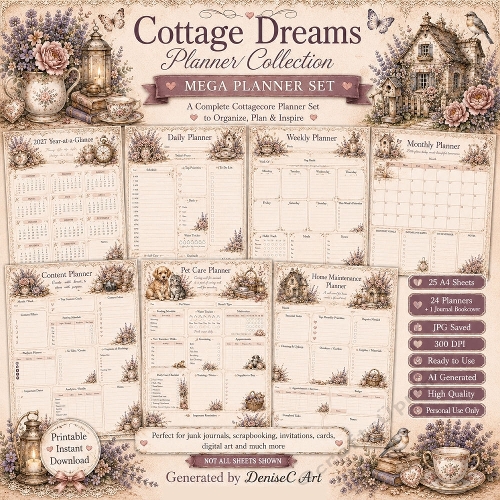 Cottage Dreams Planner  