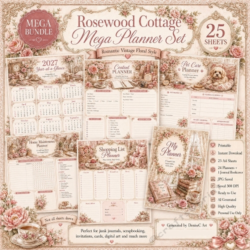 Rosewood Cottage Planner
