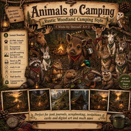 Animals Go Camping