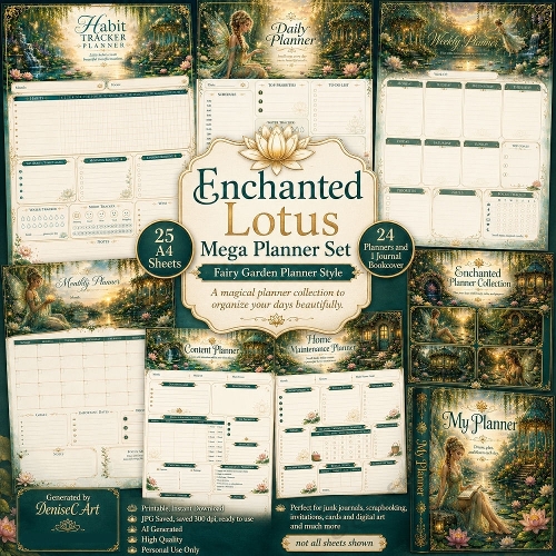 Enchanted Lotus Planner