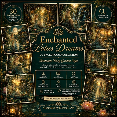 Enchanted Lotus Dreams Backgrounds
