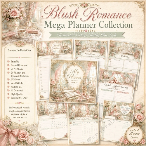 Blush Romance Planner