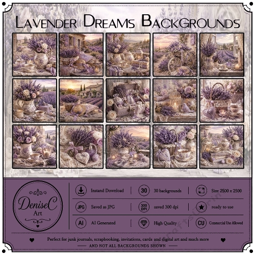 Lavender Dreams Backgrounds