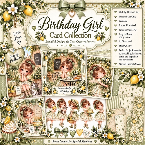  Birthday Girl Card Collection