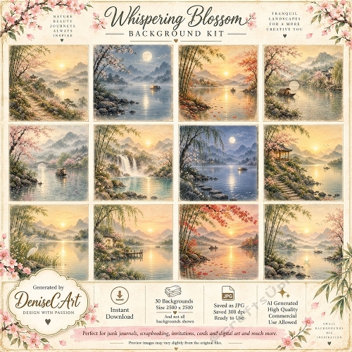 Whispering Blossom Backgrounds