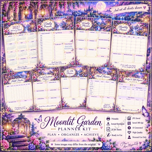 Moonlit Garden Planner