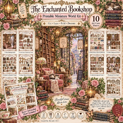 Miniature World 05: The Enchanted Bookshop.