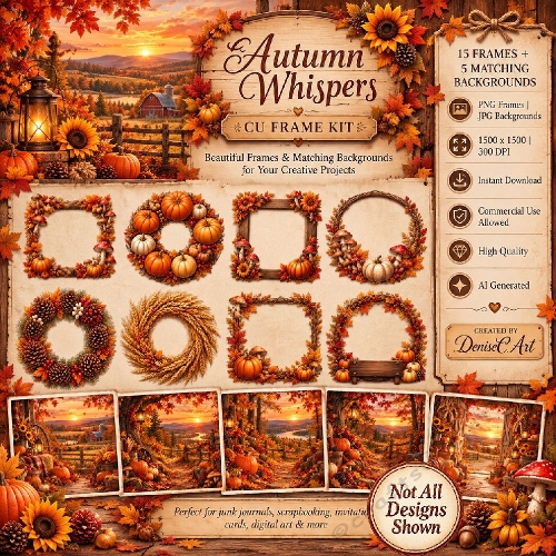 Autumn Whisperes CU Frames