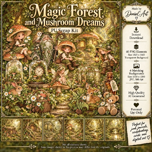 Magic Forest and Mushroom Dream