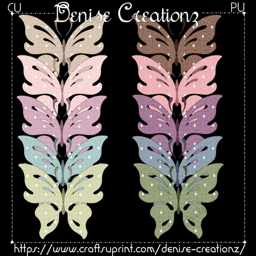 DC Lace Butterflys