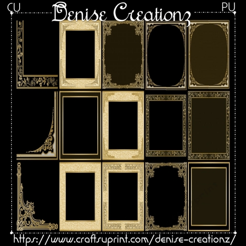 DC Gold Decorations