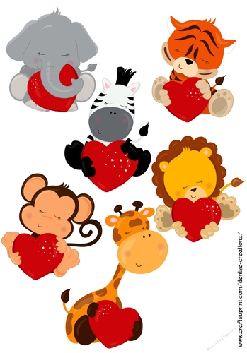 Valentine Animals 02