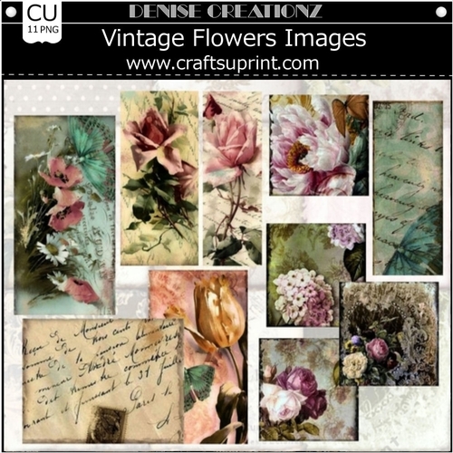Vintage Flowers Images
