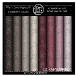 Warm Color Papers 04