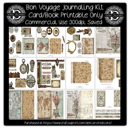 Bon  Voyage Journaling Kit (Card/Book)