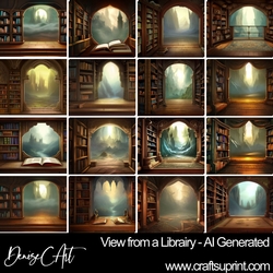 View of a Librairy BG