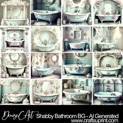 Shabby Bathroom Backgrounds