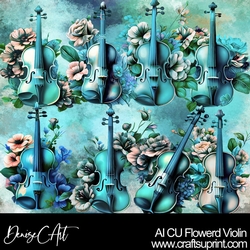 AI CU Flowerd Violin