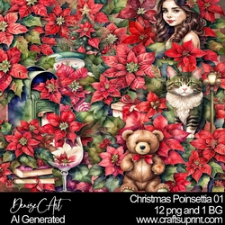 Christmas Poinsettia  01