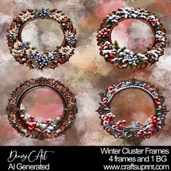 Winter Cluster Frames