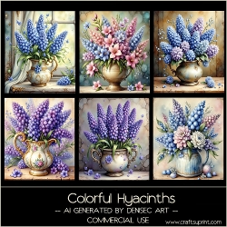 Colorful Hyacinths