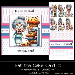 Eat the Cake Card Kit