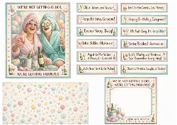 Funnie Grandmas Birthday Card Sheet