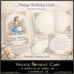 Vintage Birthday Card