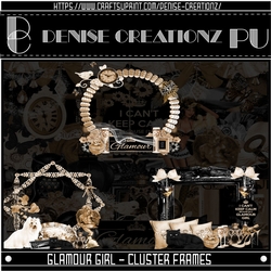 Glamour Girl Cluster Frames