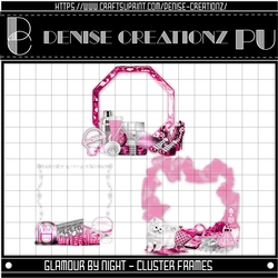 Glamour by Night Cluster Frames
